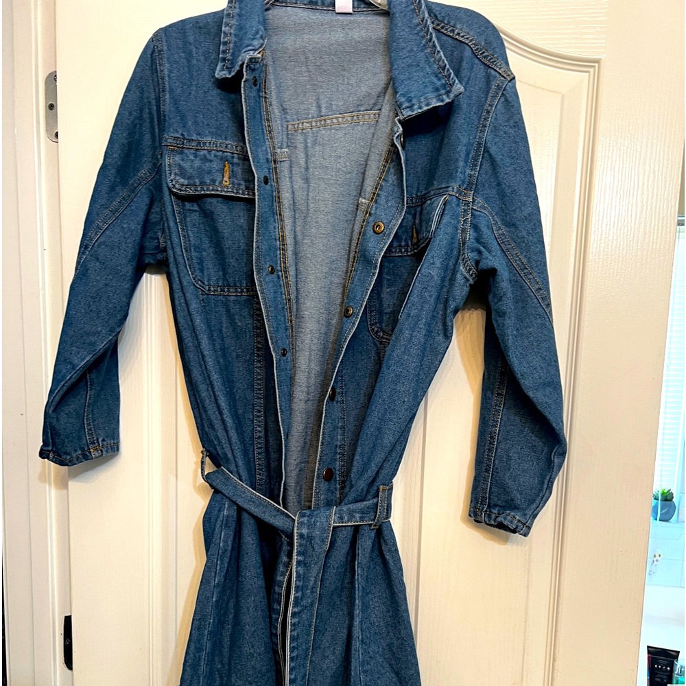 Denim Long Jacket